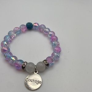 White Quartz Children's Aromatherapy Bracelet